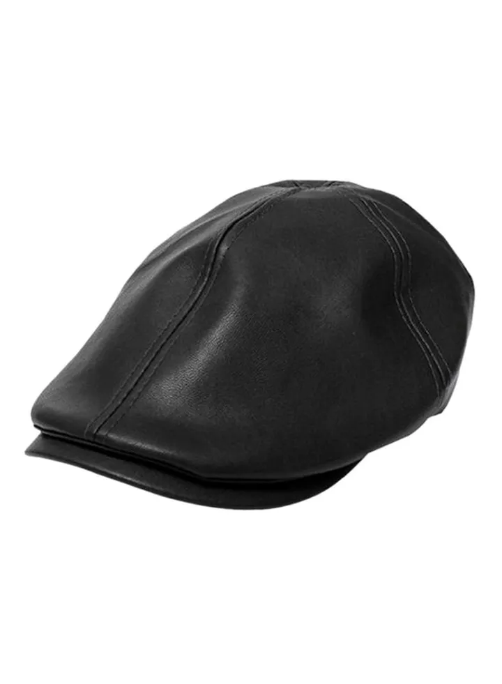Peaked Golf Hat Black