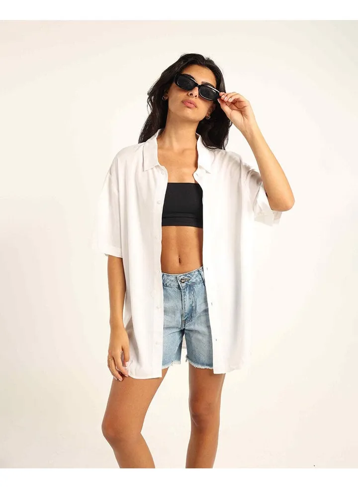 White Short Sleeve Shirt