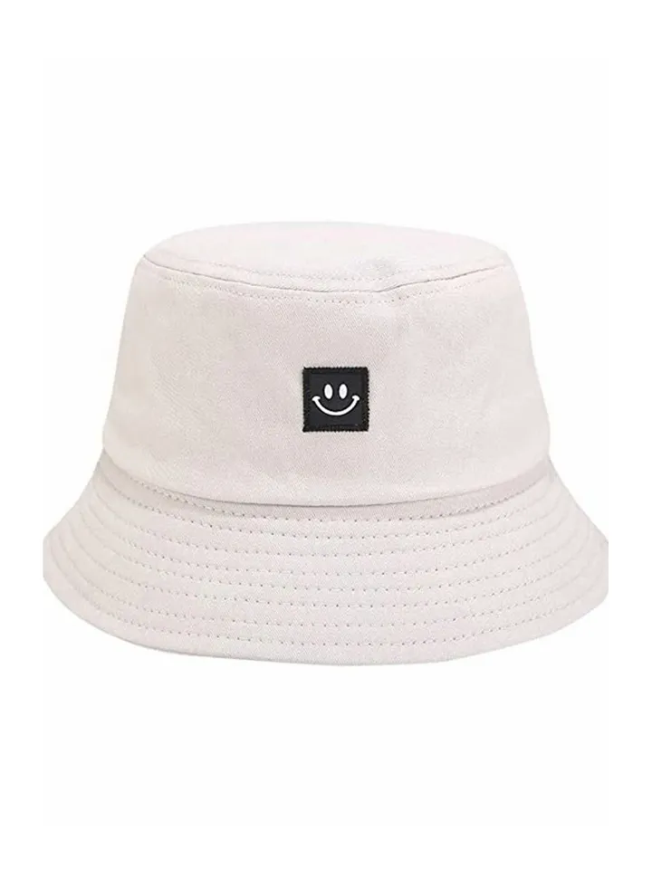 Hat Summer Travel Bucket Beach Sun Fishing Hat Smile Face Visor Unisex Fashion Fisherman Cap