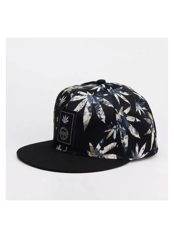 New Harajuku Cashew Flower Letter Hip Hop Hat