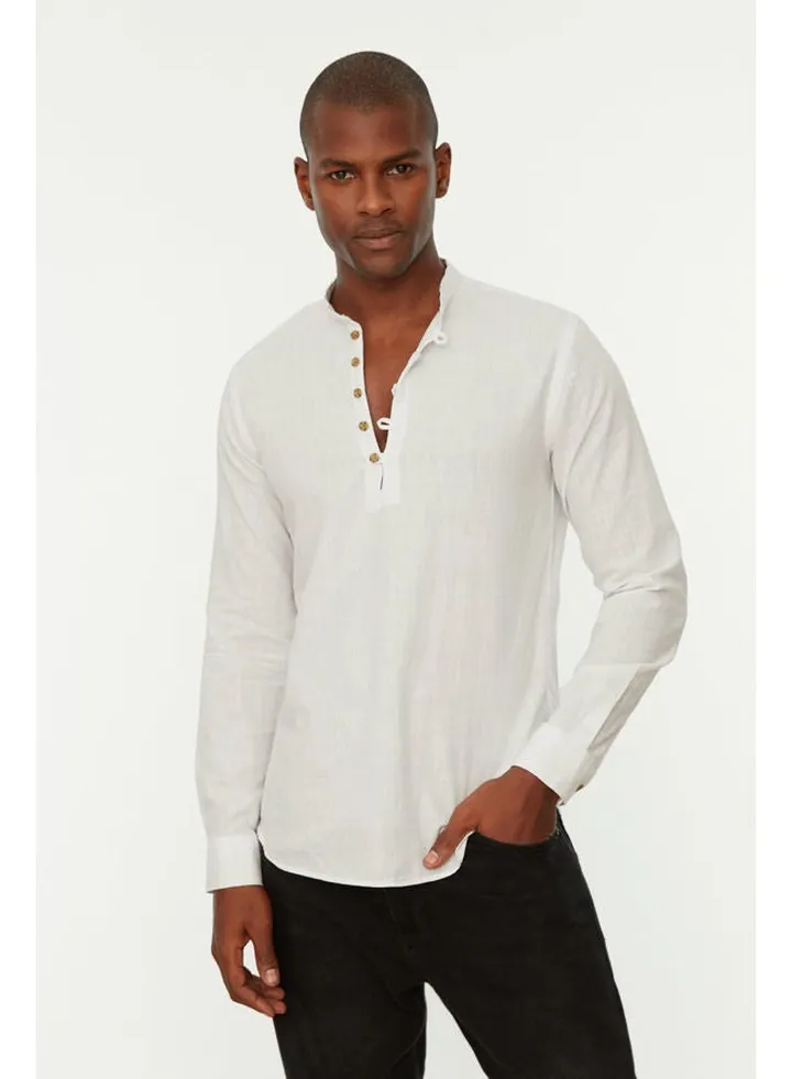 Man Shirt White