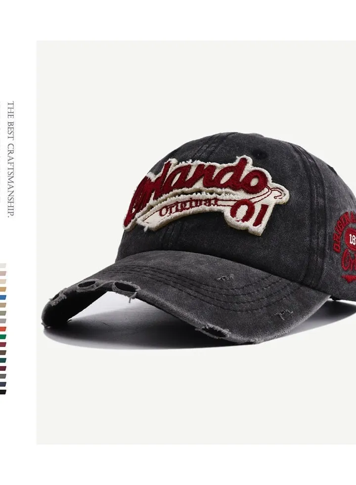 New Hat Versatile Retro Baseball Hat for Girls