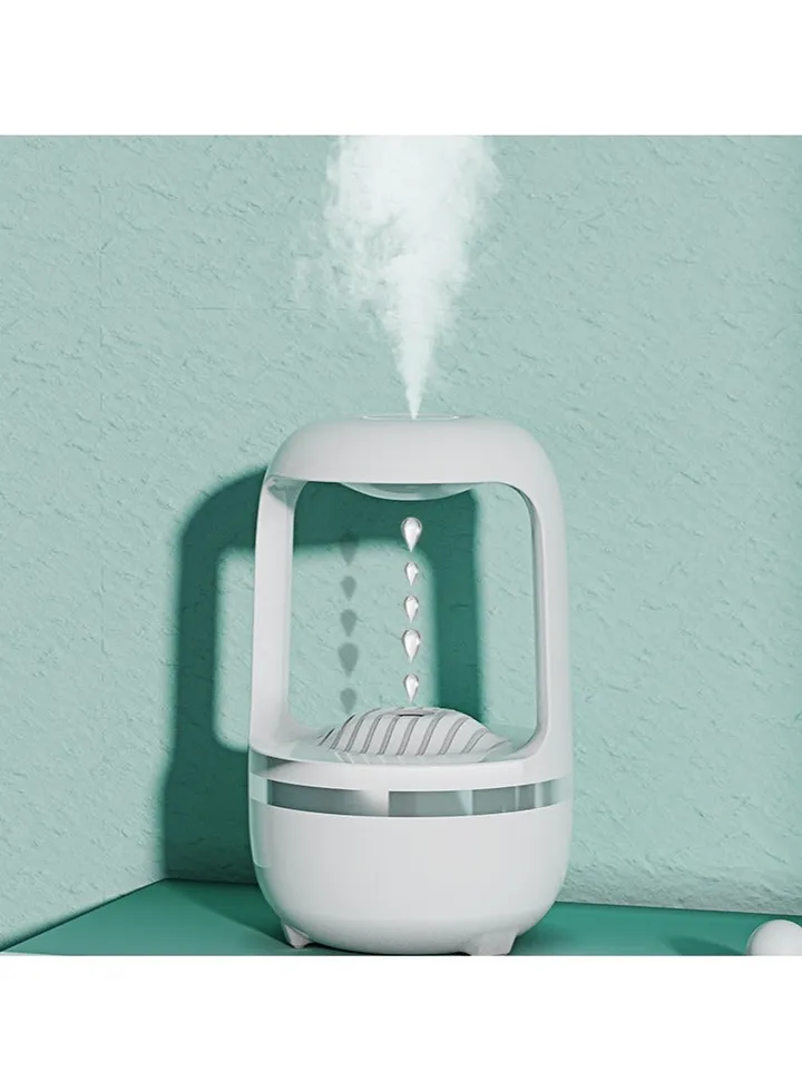 Antigravity Humidifier LED Display 500ML Droplets Levitating Water Drops Ultrasonic Quiet Cool Mist Maker Fog Humidifiers With 2 Humidification Modes For Home Office Bedroom