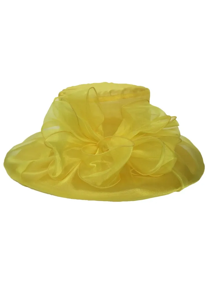 New Organza Large Brim Sunvisor Hat Foldable UV Resistant Beach Hat