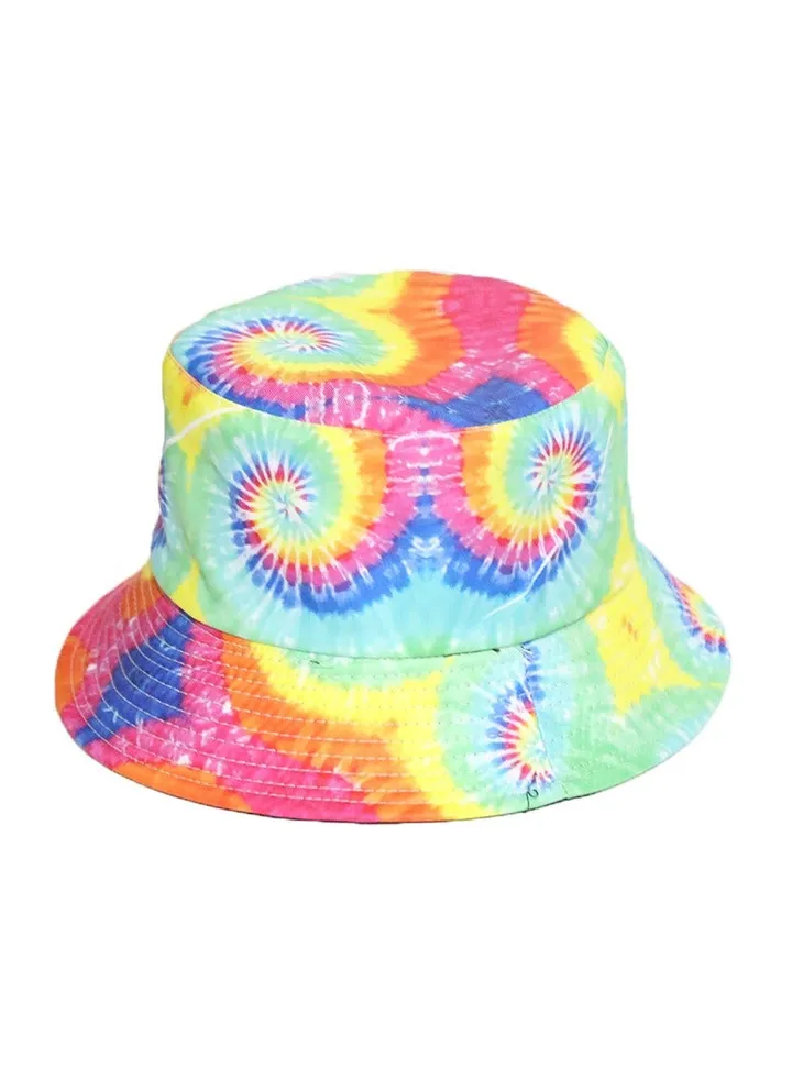 Graffiti Printed Sunscreen Fisherman Hat