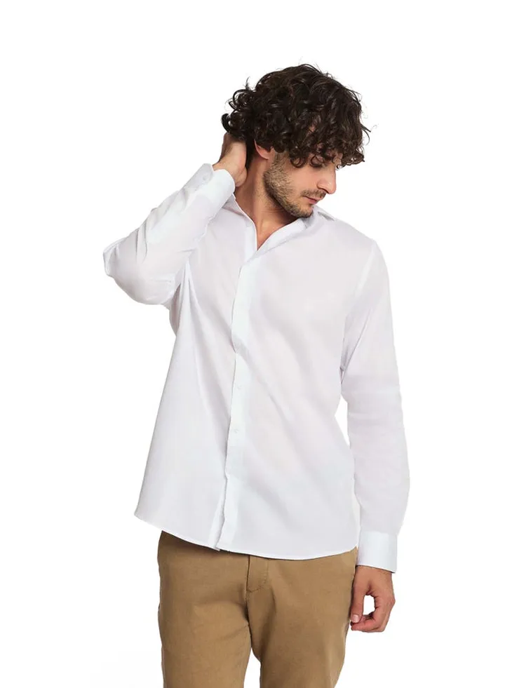 Fancy Regular Fit Long Sleeve Cotton Shirt