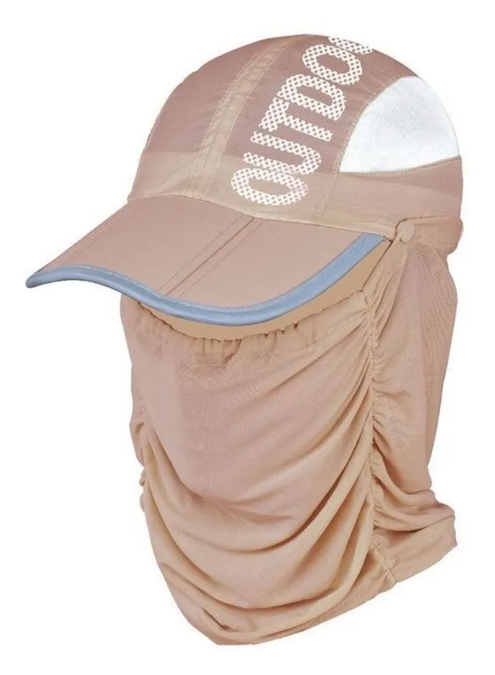 Foldable Fishing Cap Hat Outdoor Sun Protection Breathable Mosquito Duck Tongue Cap With Mesh For Man And Women