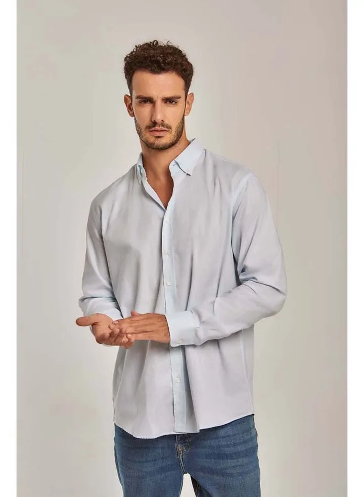 Fancy Casual Long Sleeve Oxford Cotton Shirt