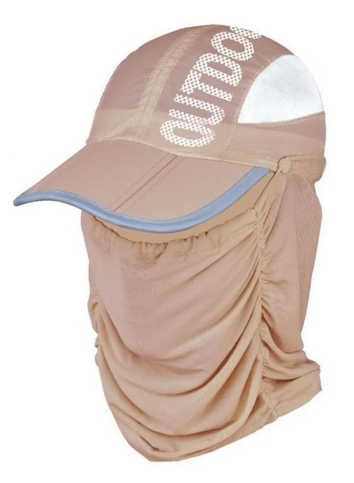 Outdoor Sport Hiking Visor Hat For Women Or Men UV Protection Face Neck Cover Fishing Sun Protect Baseball Cap