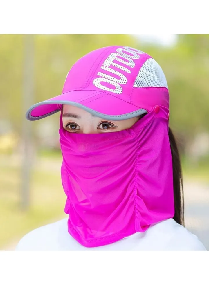 Spring and sunscreen face foldable cycling sun hat female big eaves summer outdoor UV protection
