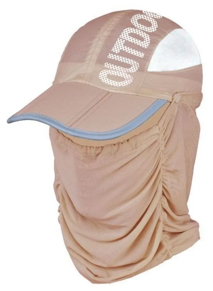 Summer Sun Protection Tea Hat Men and Women Cover Face Peaked Cap Outdoor Riding Anti-ultraviolet Sun Hat Breathable and Foldable