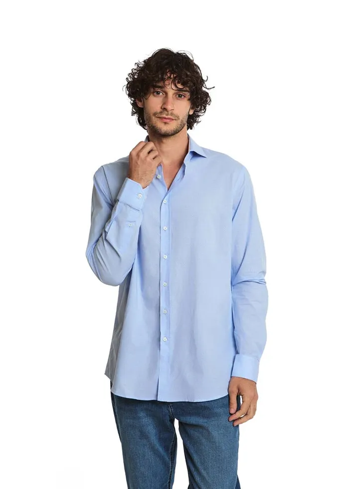 Fancy Regular Fit Long Sleeve Cotton Shirt