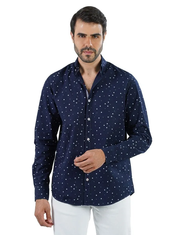 Men’s Shirt Casual - Navy Blue