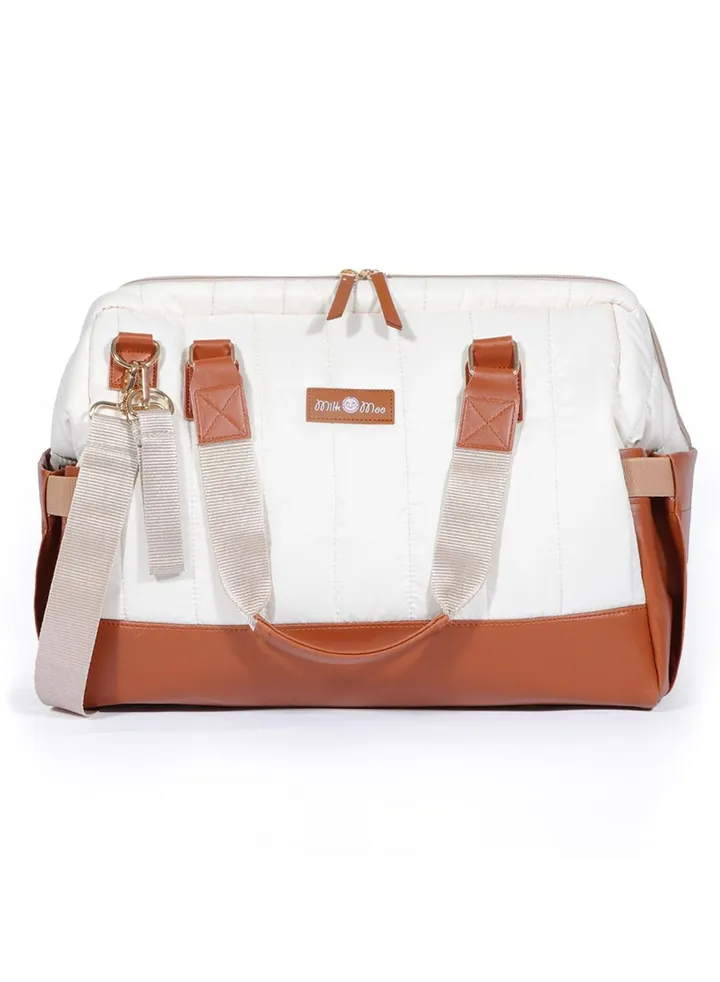 Milk&Moo Diaper Bag Brown and Beige