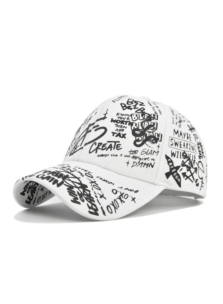 New Multicolor Painted Sun Cap Trend Fashion Duck Tongue Hat Baseball Hat