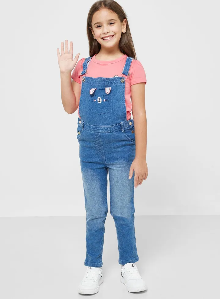 Girls Dungarees