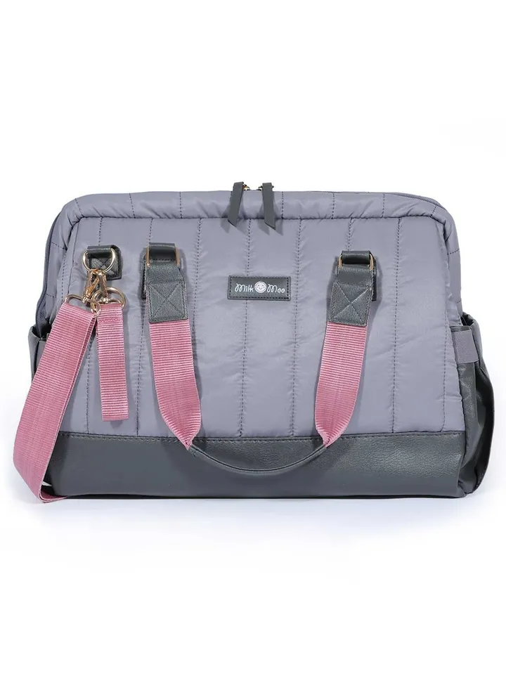 Milk&Moo Diaper Bag, Dark Gray