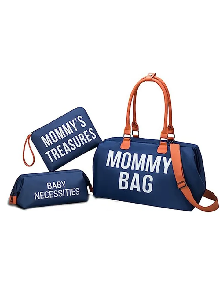 Diaper Bag Tote with 2 Organizers, Multifunctional Large Mommy Bag for Hospital & Baby Diaper Travel Bag for Baby Care
