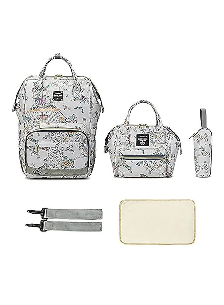 Diaper Mummy Bag Backpack, Diaper Bag Tote, Bottle bag,Large Unisex Baby Bags with Changing Pad