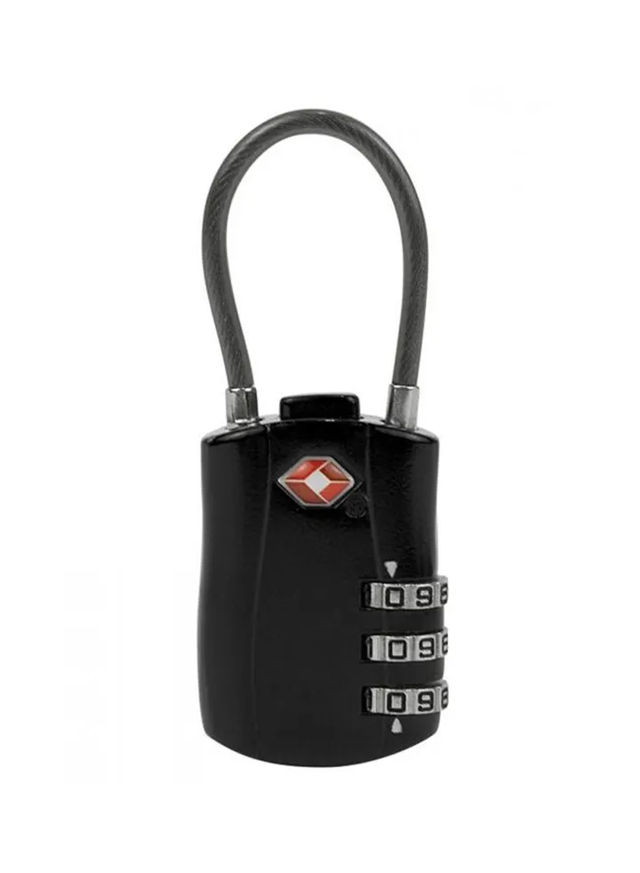 Tsa Cable Lock Black