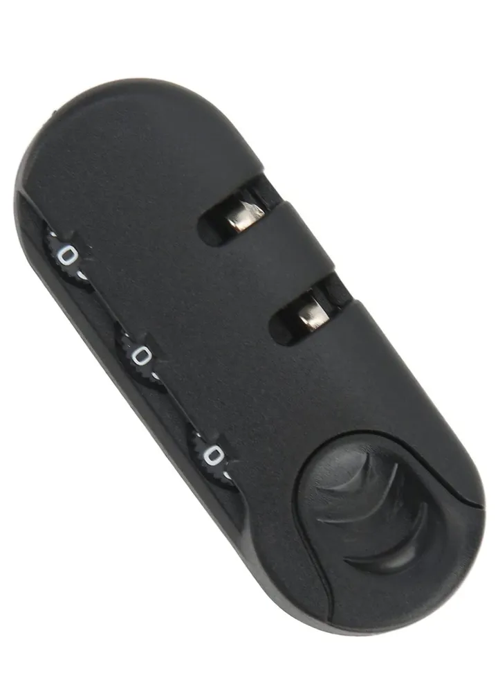 Luggage Password Lock 3 Digit Password High Security Frosted Texture Replacement Code Combination Travel Luggage Lock for Suitcases Travel Cases Tool Boxes 4 PCS