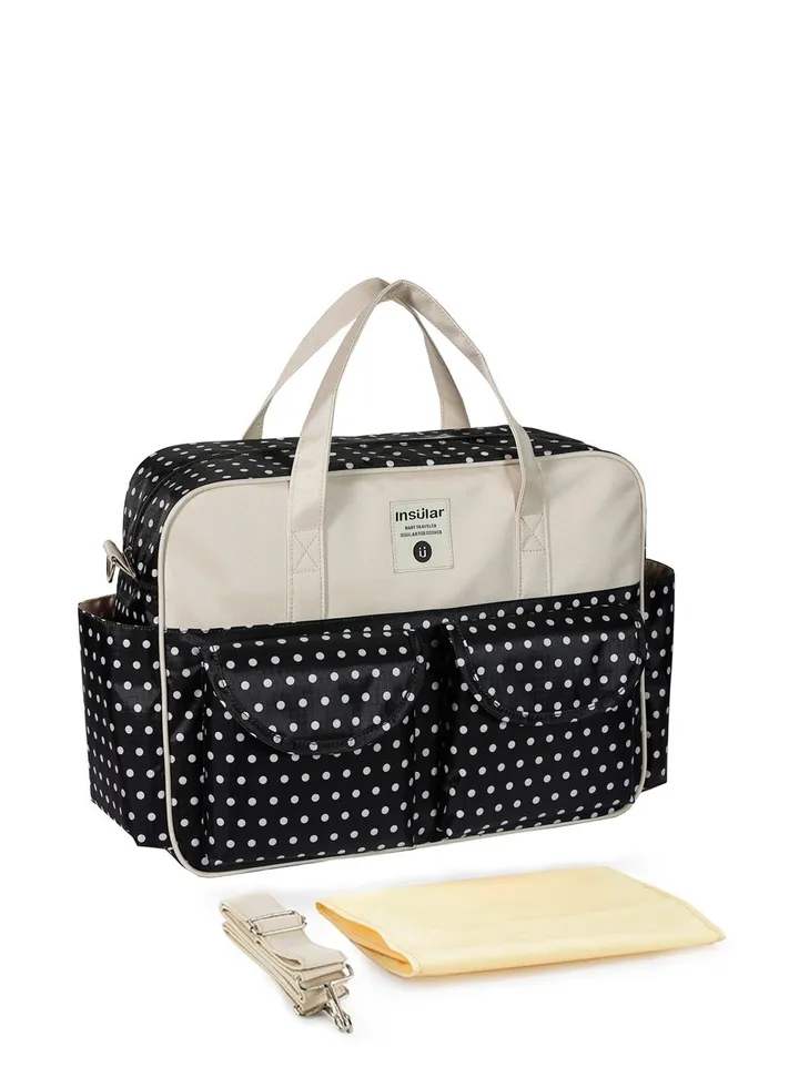 Waterproof Multi-Functional Large-Capacity Cross-Body One-Shoulder Mummy Bag Fashion Mother And Baby Bag Hand-Held Bag Cross-Border