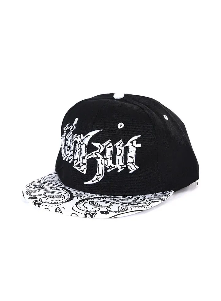 New Harajuku Cashew Flower Letter Hip Hop Hat