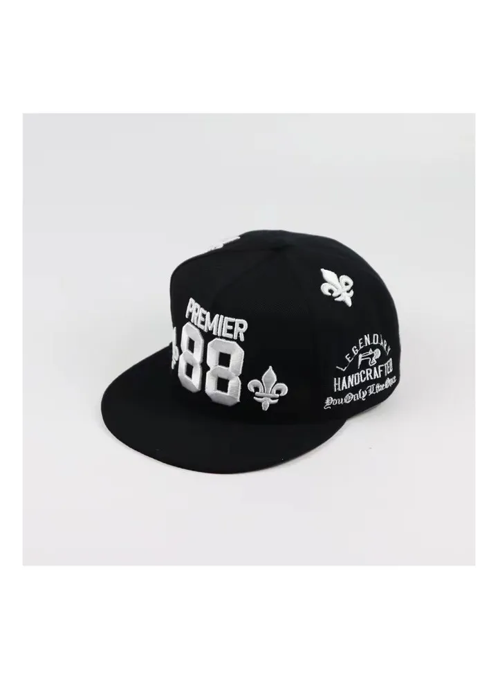 New Harajuku Cashew Flower Letter Hip Hop Hat