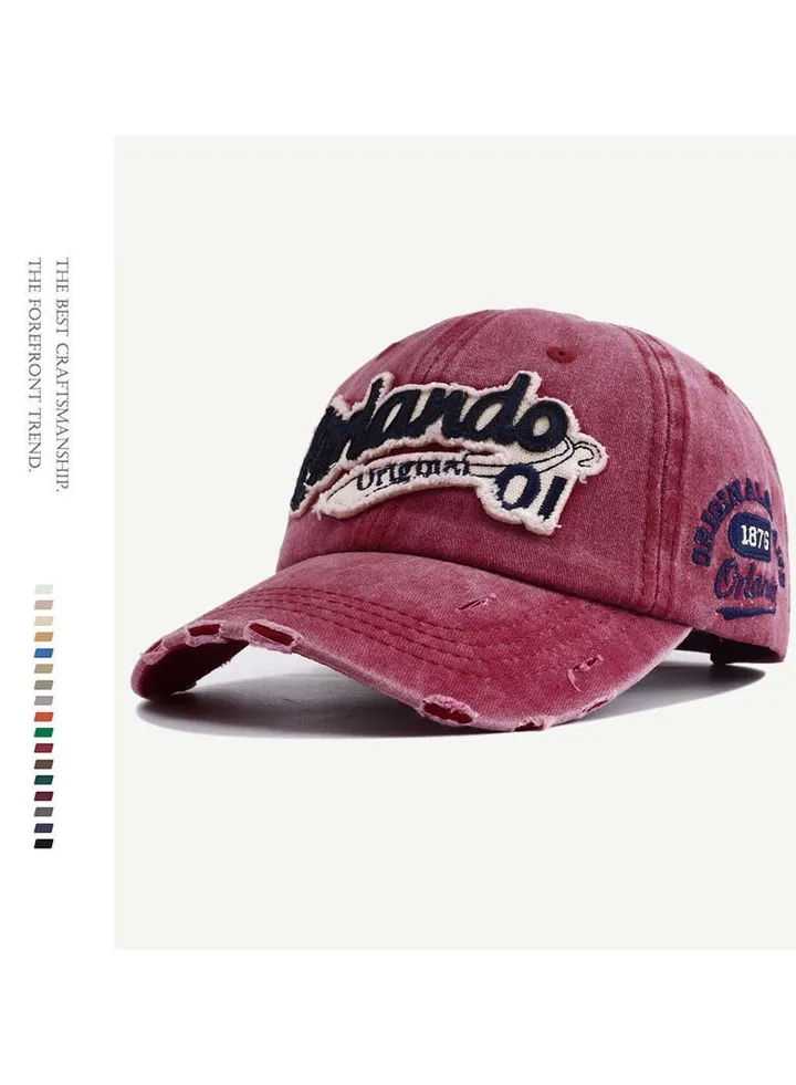 New Hat Versatile Retro Baseball Hat for Girls