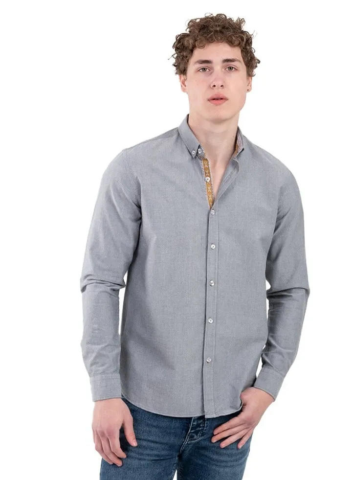 Oxford cotton sleeve shirt