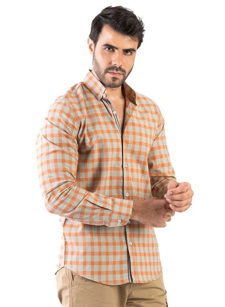 Men’s Shirt Casual - Orange