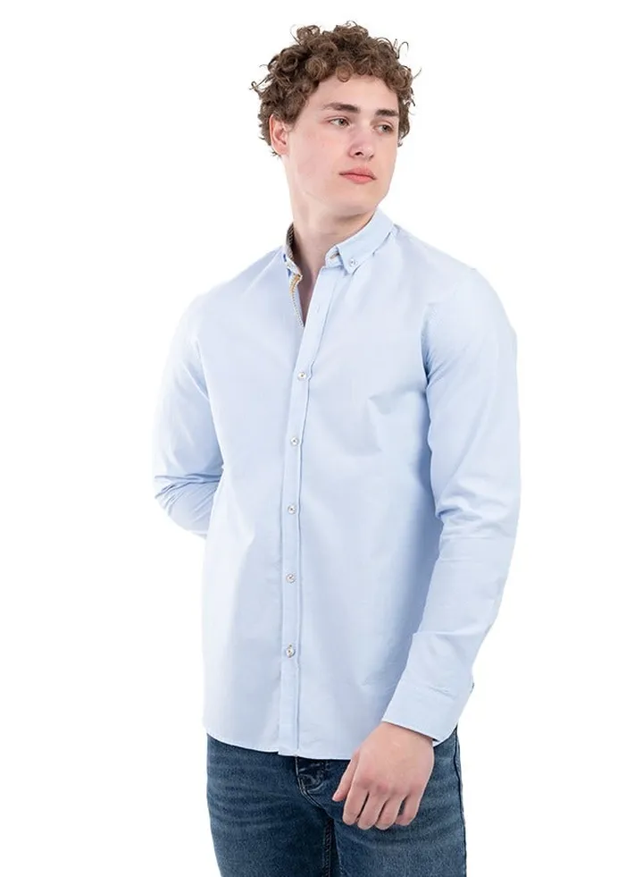 Oxford cotton sleeve shirt