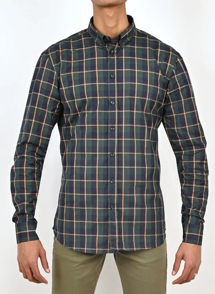Men’s checkered shirt long sleeve