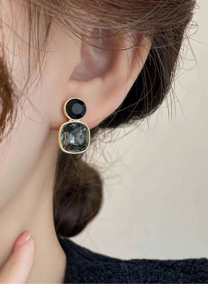 Trendy Black Earrings For Women