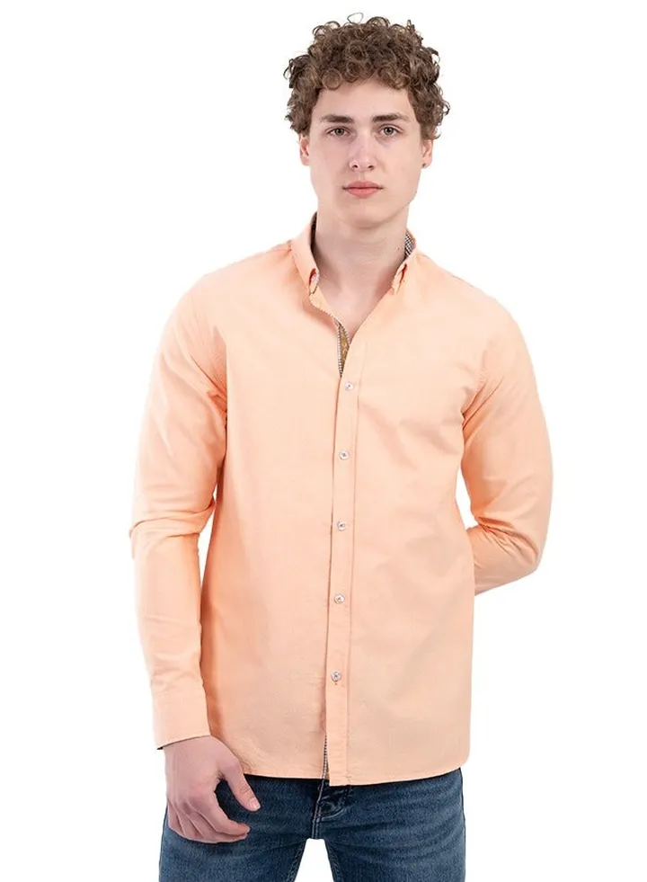 Oxford cotton sleeve shirt