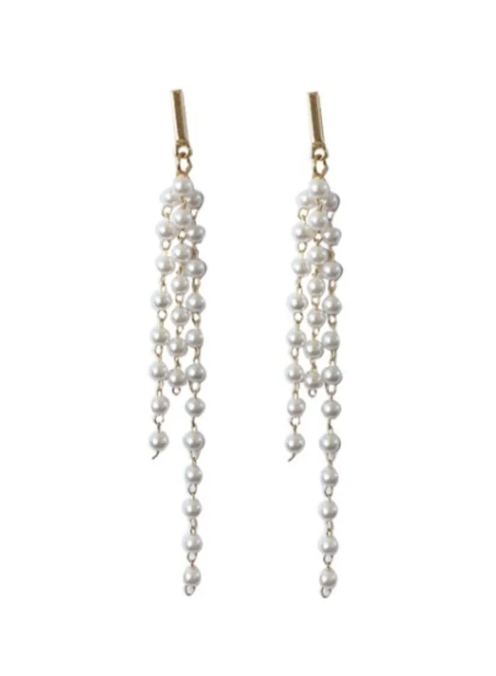 925 Sterling Silver Pearl Studded Earrings