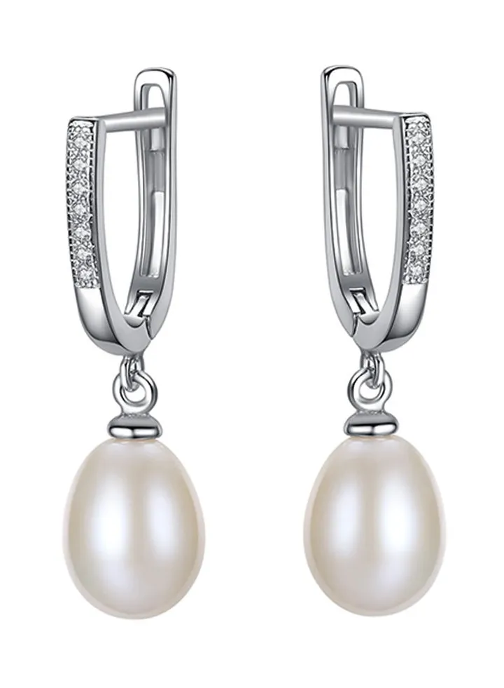 925 Silver Pearl Earrings