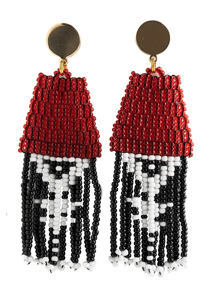 Handmade Beaded Plugin Earring