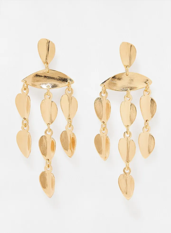 Leaves Chandelier Earrings