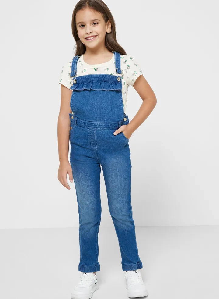 Girls Dungarees