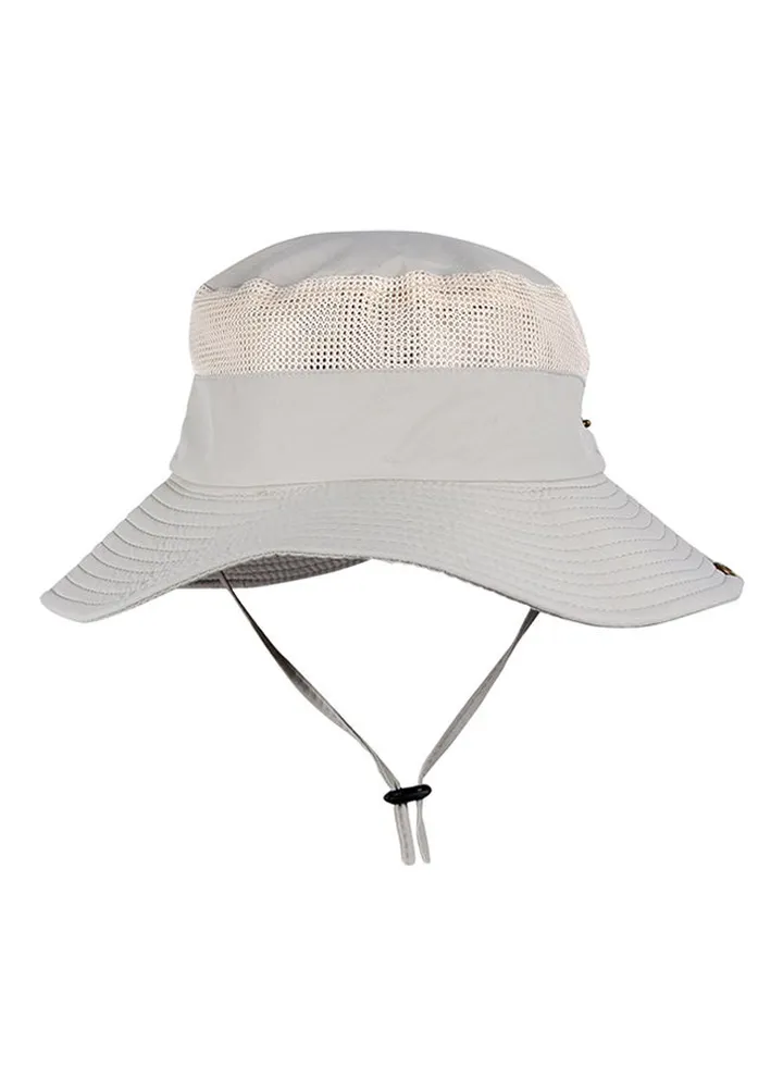 Air Permeable Sun Block Hat White