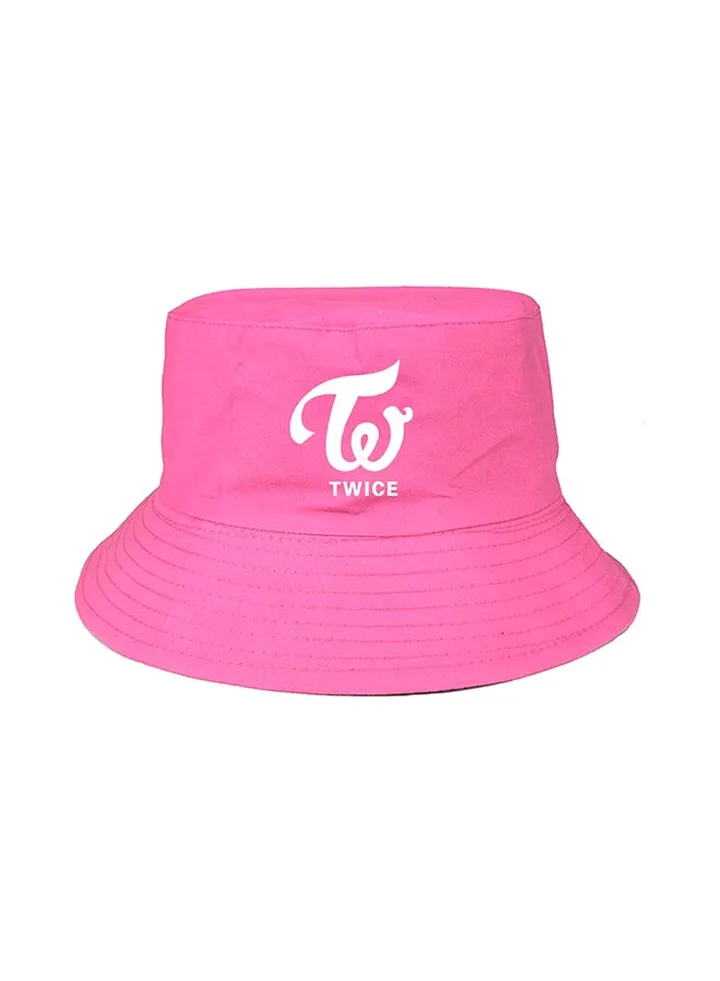 Twice Printed Bucket Hat Pink