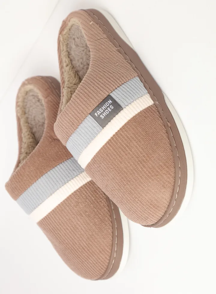 House Shoes Non-Slip Soft Velvet Platform Breathable Comfortable Open Toe Slide Sandals for Man And Women Indoor Slipper