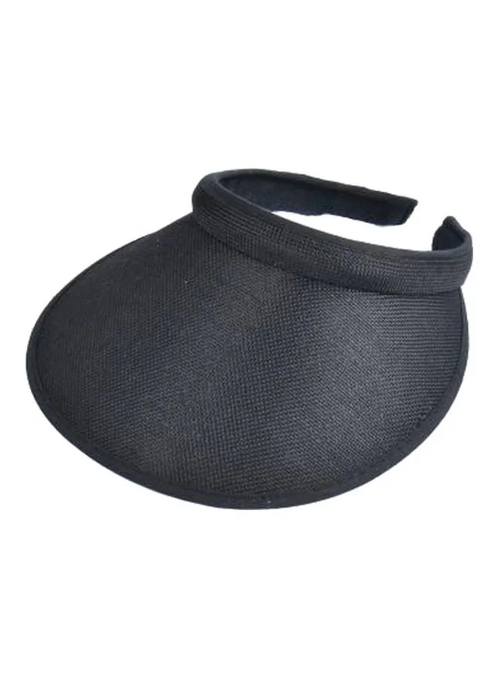 Solid Sun Hat Black