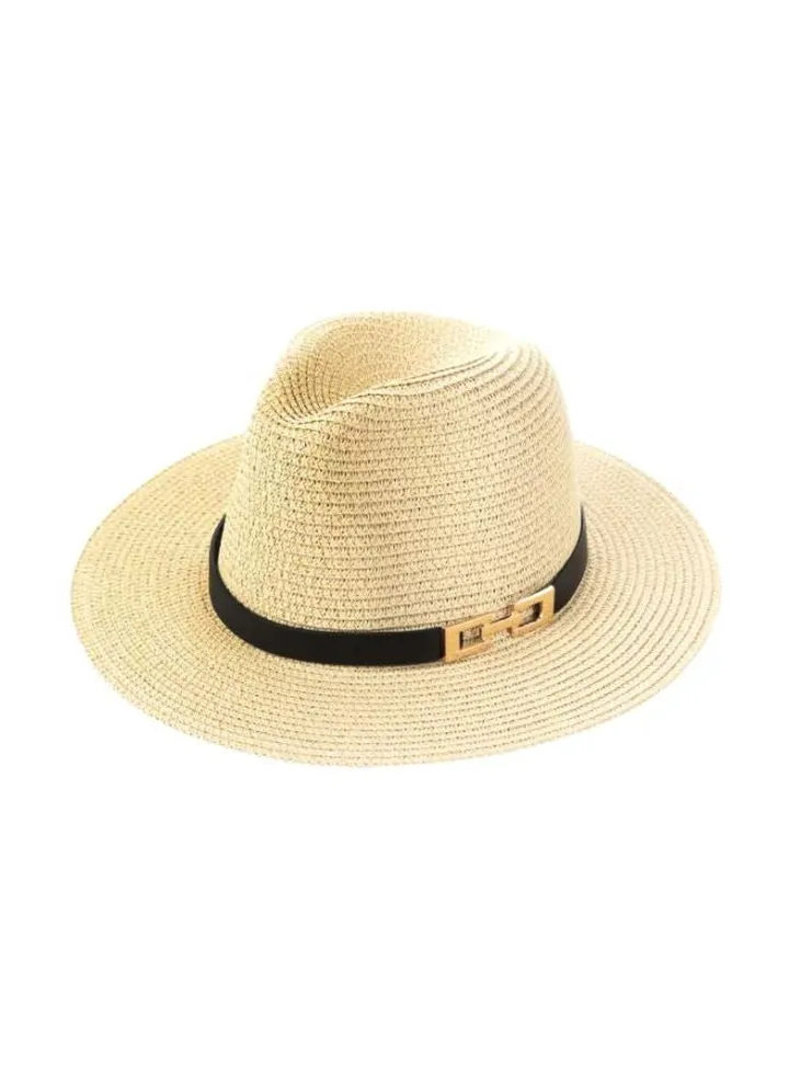 Solid Sun Hat Beige