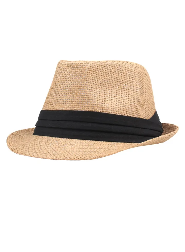 Straw Hat Beige/Black