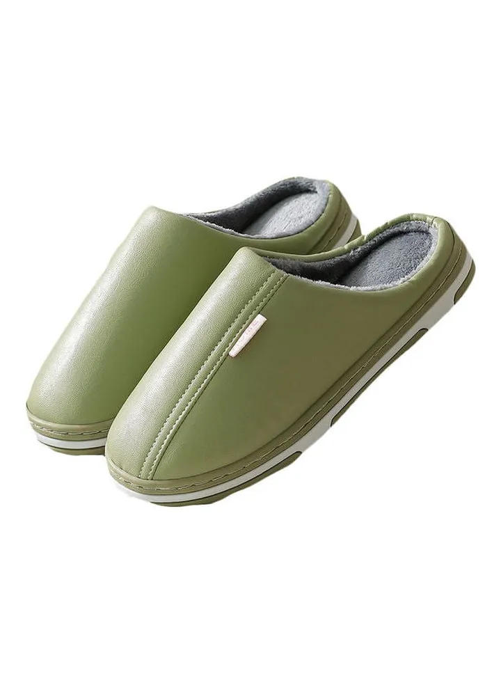 Anti-Skid Bedroom Slippers Green