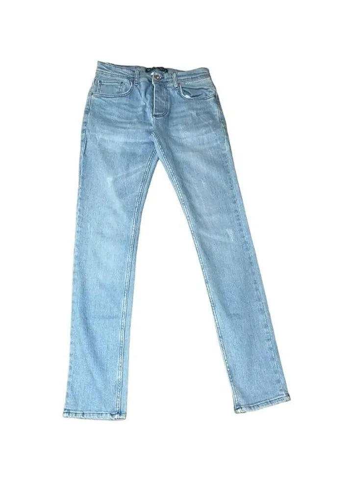 Baby Blue Men's Jeans Pants- Made in Turkey