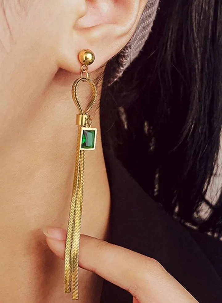 18k Gold Plated Stainless Steel Earring For Women