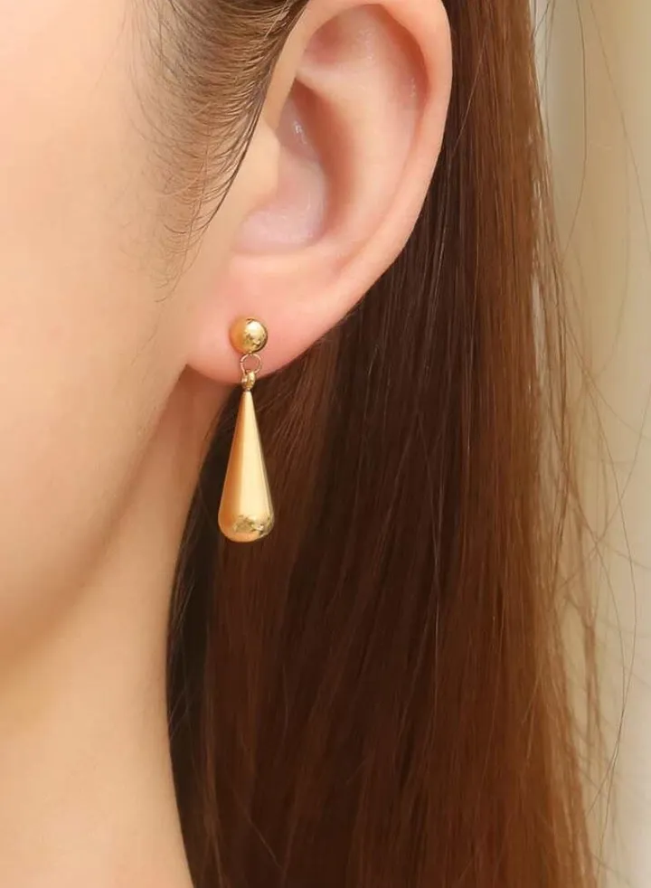 18k Gold Plated Stainless Steel Earring For Women